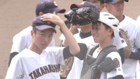 弟の島田樹季投手と兄の島田暖太捕手