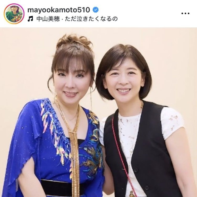 岡本真夜インスタグラム＠mayookamoto510より