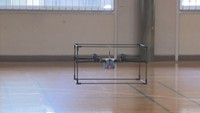 生徒が授業で制作したドローン