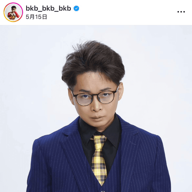 「宣材写真新しくなりました」（バイク川崎バイク(BKB) (@bkb_bkb_bkb)さんのインスタグラムより）