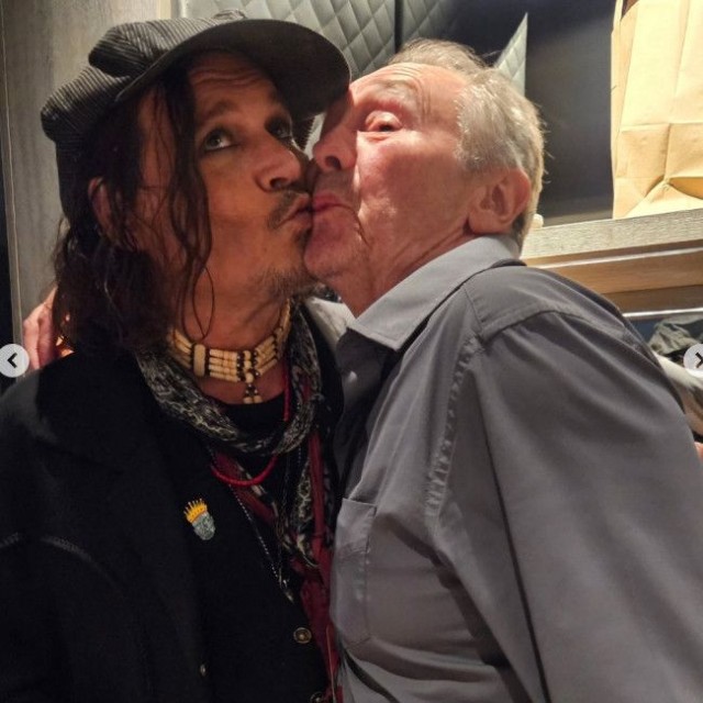 ジョニー・デップ（左）とポール・ホワイトハウス