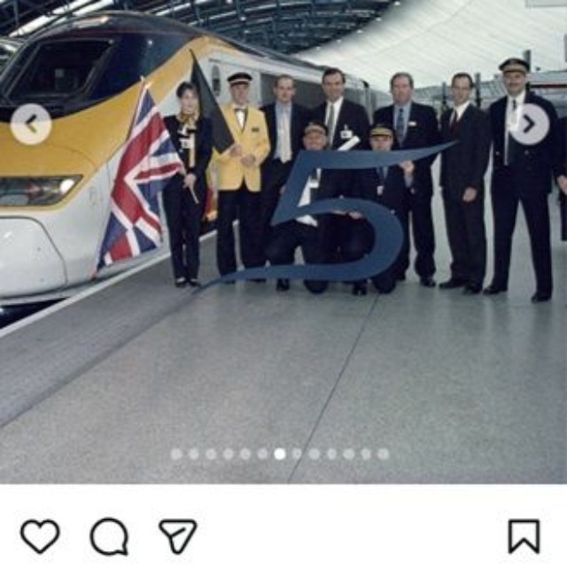 ユーロスターのインスタグラム＠eurostarより