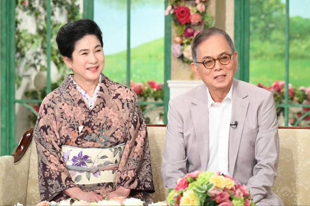 柴俊夫さん（右）、真野響子さん夫妻