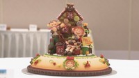 独創的なケーキの数々…岡山市で洋菓子コンテスト　高校生からプロのパティシエまで約60人が腕を競う