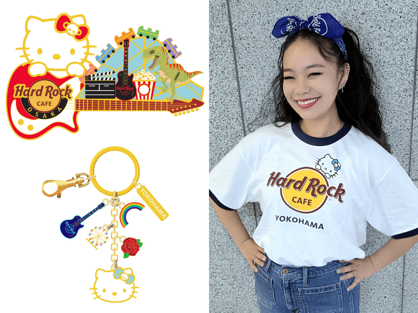 6/20発売】「ハローキティ」がハードロックカフェと限定コラボで登場