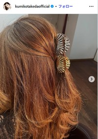武田久美子のインスタグラム＠kumikotakedaofficialより