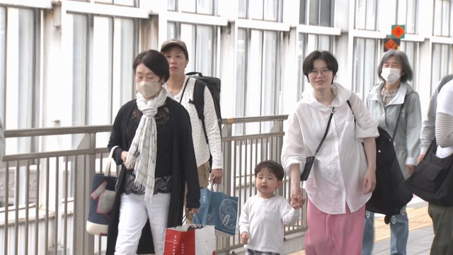 JR岡山駅　午前9時ごろ