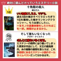ミステリーランキング1位〜2位（提供：ひろたつ@読書中毒ブロガーさん）