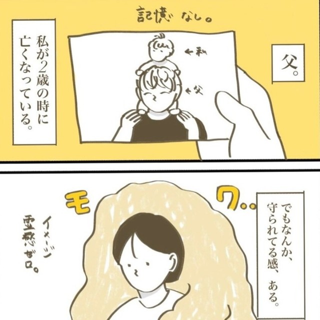 私が2歳のときに天国へ行った父（さとさん提供）