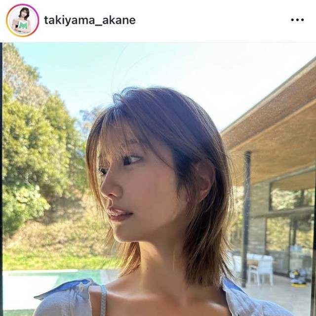 瀧山あかねアナのインスタグラム＠takiyama_akaneより