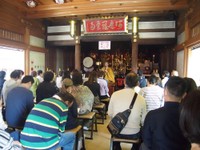 多くの人が訪れた法話会