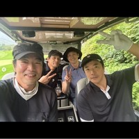 イ・ジョンジンの公式インスタグラム@jung.jin.lee_より（左から）イ・ジョンヒョク、イ・ジョンジン、オ・ジホ、クォン・サンウ