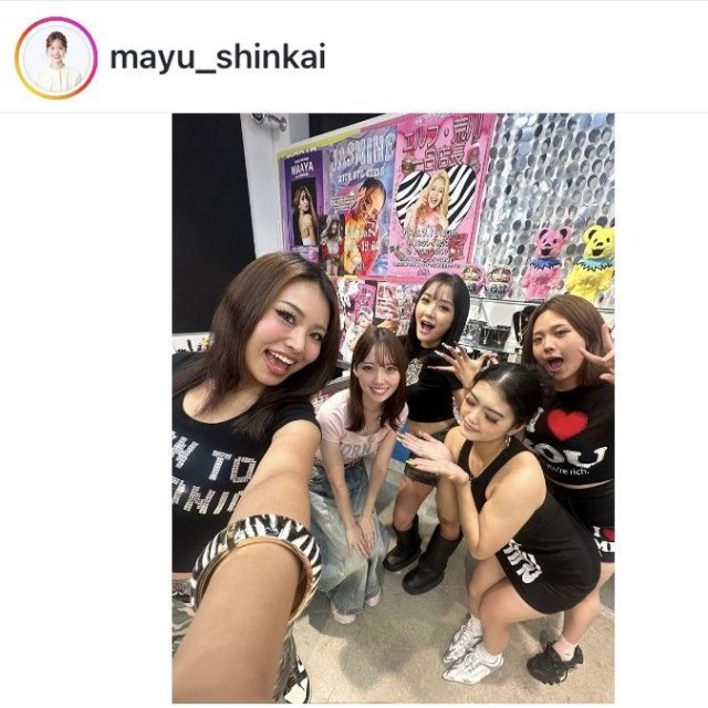 新貝まゆアナウンサーのインスタグラム＠mayu_shinkaiより