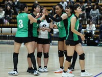 バレー - 【写真】女子は東京女子体育大学が、55年ぶり2度目の優勝