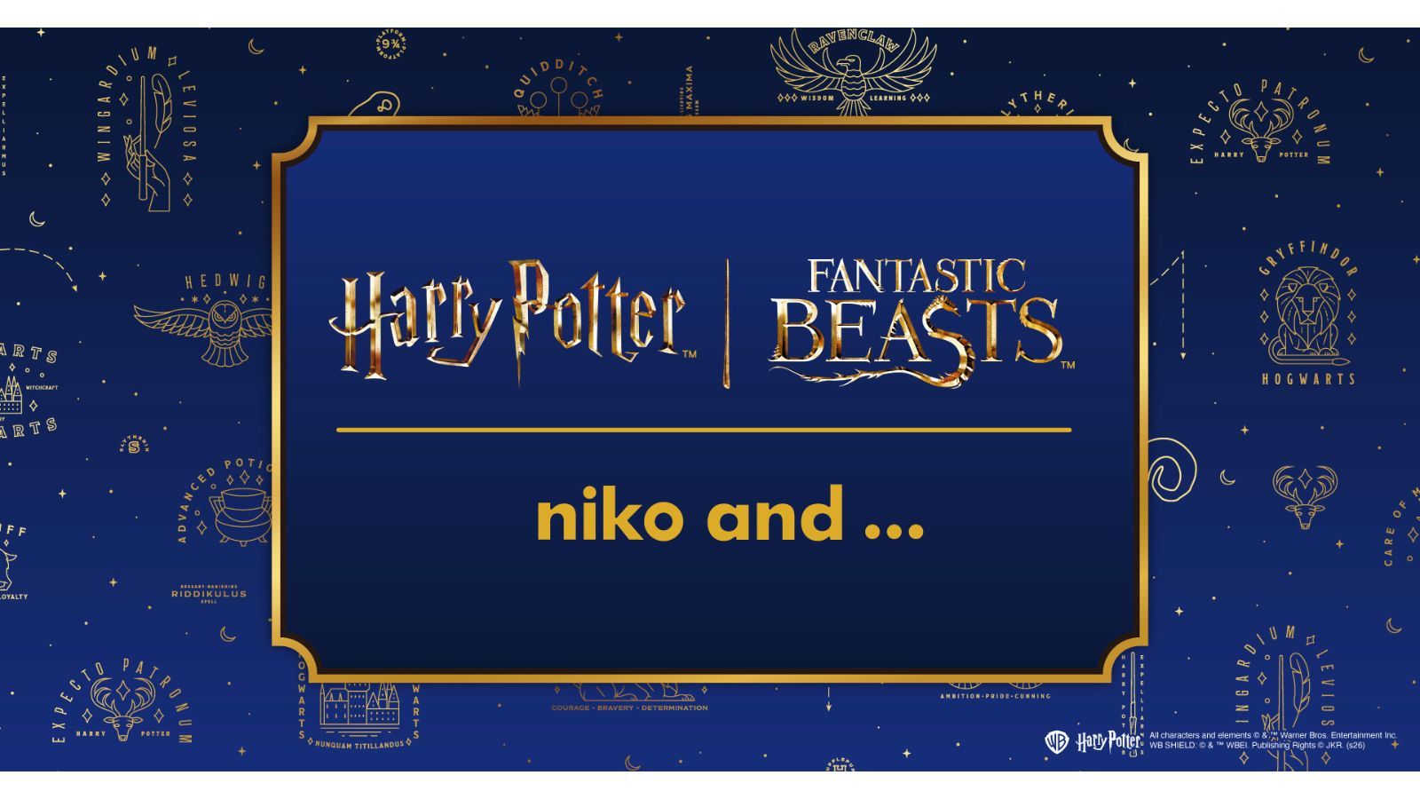 niko and ハリー・ポッター コラボ ウォールクロック niko and