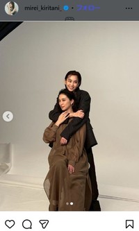 桐谷美玲のインスタグラム＠mirei_kiritani_より