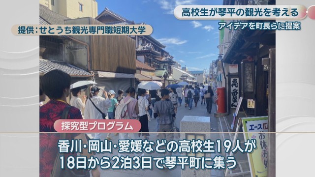 キャンプの様子／提供:せとうち観光専門職短期大学