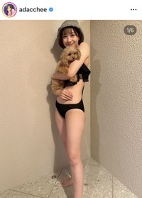 足立梨花のインスタグラム＠adaccheeより