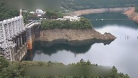 高知県　早明浦ダム　午後3時ごろ　提供：水資源機構