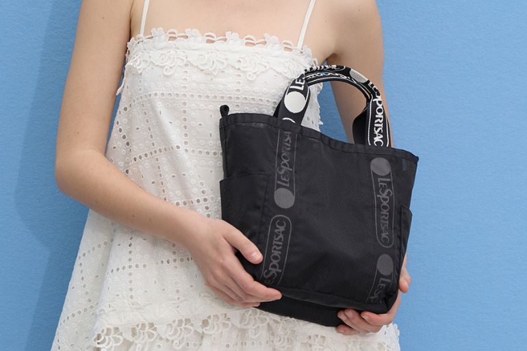 LeSportsac メルローズ コラボ メッシュ トートバッグ 新品 新作 別注