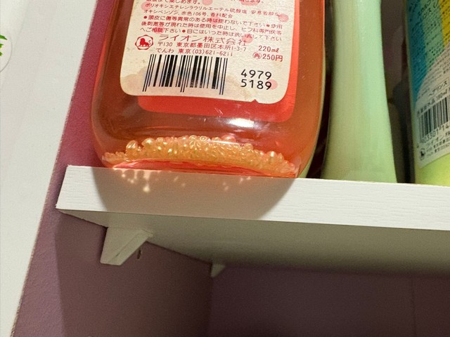 底にたまっているのが「フルーつぶ」（廃な物を探す者さん提供）