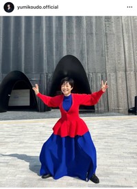 有働由美子さん（@yumikoudo.official）のマネージャー公式インスタグラムより