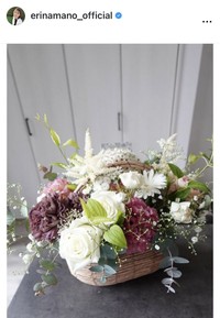真野恵里菜のインスタグラム＠erinamano_officialより