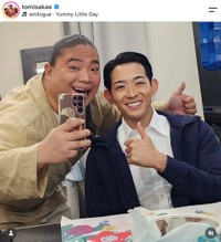 俳優・富栄ドラムさんの公式インスタグラムから