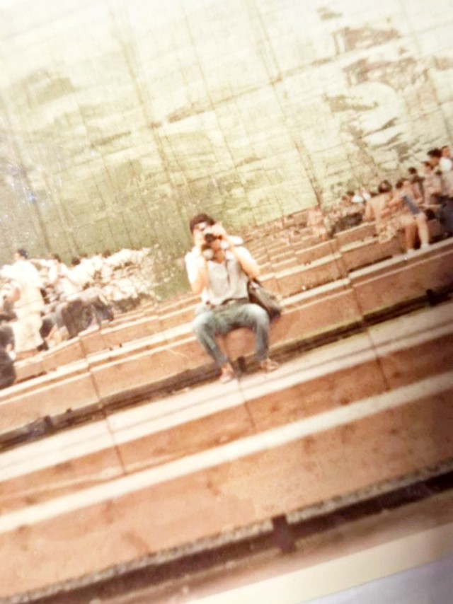 1970年『日本万国博覧会』を訪れた当時21歳のお父さん（画像提供：陽気なS子さん）
