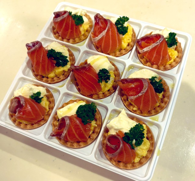 バレンタイン用タルト台を“おつまみ化”　小村あゆみさんの背徳アレンジ／小村あゆみさん（@komura_ayumi）提供