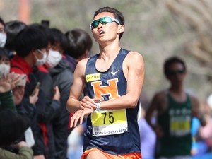 法政大学の松永伶が学生ハーフ3位　スローガン「脱兎の勢い」を体現した新エース