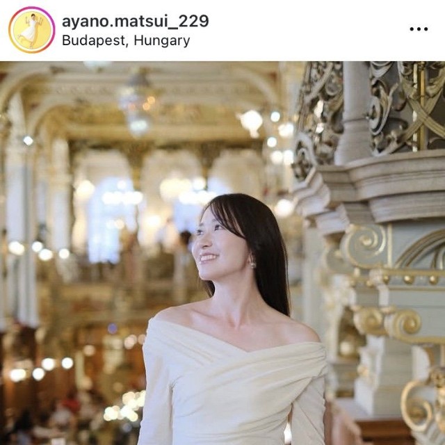 柗井綾乃アナのインスタグラム＠ayano.matsui_229より