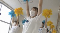 野球部を応援するために入学した　上田愛花さん