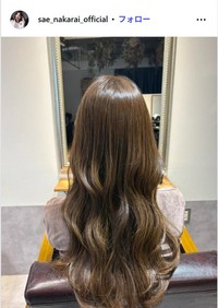 半井小絵のインスタグラム@sae_nakarai_officialより