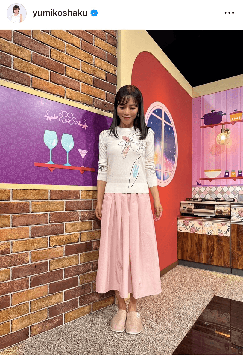 釈由美子 yumiko shaku_official (@yumikoshaku)さんのインスタグラムより