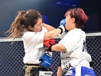 へずま嫁のパンチを受ける坂口杏里