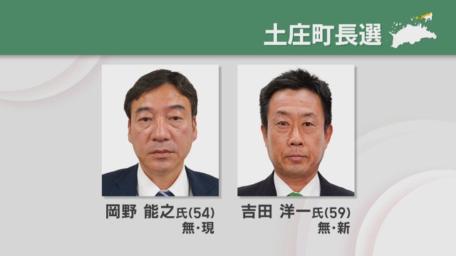 香川県土庄町長選挙が告示　現職と新人の一騎打ち