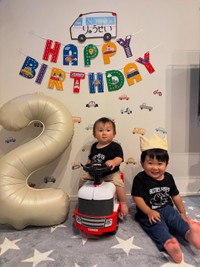 2歳になったりゅうせい君！（提供：＠2525satobabyさん）
