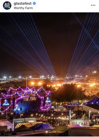 グランストンベリー・フェスティバルのインスタグラム＠glastofestより