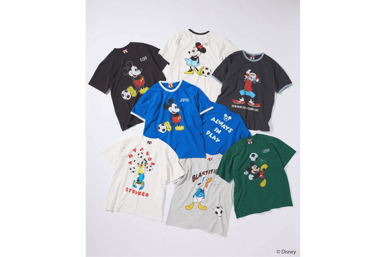 MIZUNO ミズノ ac disney ディズニーコラボ サッカーシャツ/L ミッキーなどディズニーの人気者がサッカー選手に！ 【ジャーナル