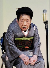 　内海桂子さん＝2018年1月撮影