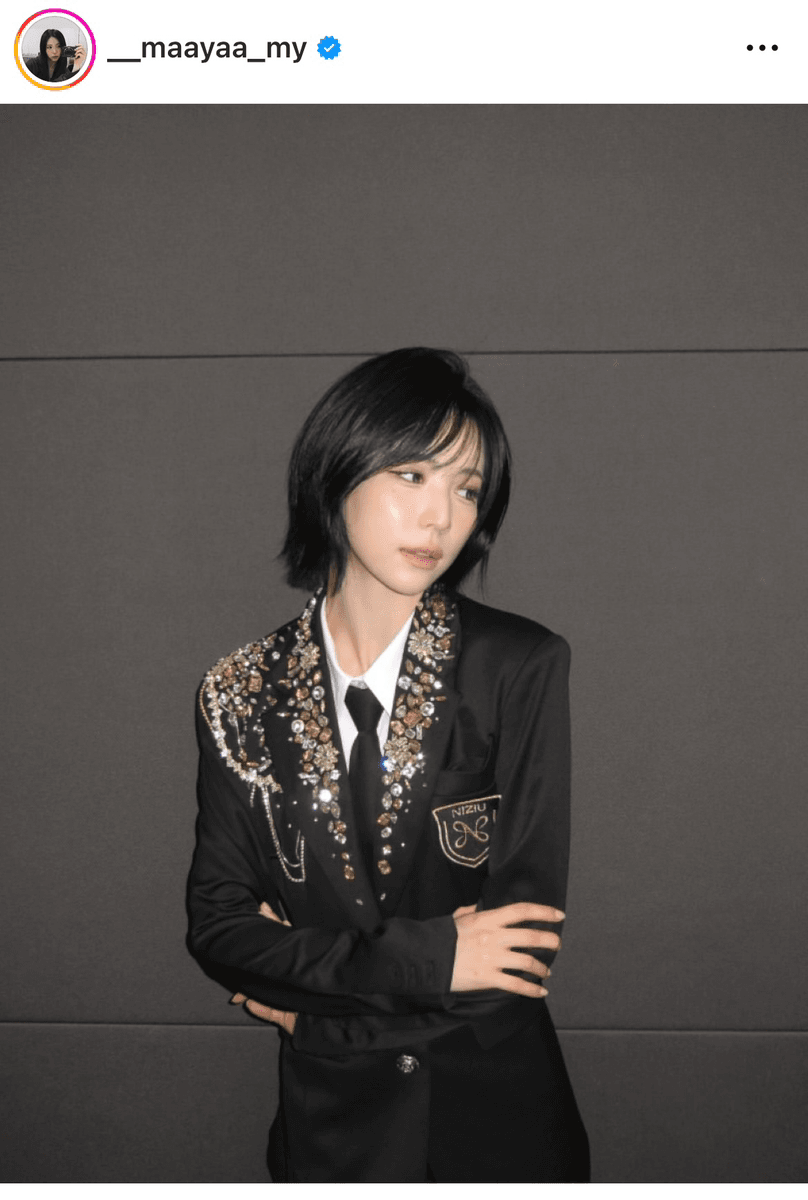MAYA / NiziU (@__maayaa_my)さんのインスタグラムより