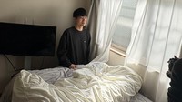 家の中で一番写りがよかったのは、ベッドと壁の隙間／神宮寺さん（@jisyo_jinguji）提供