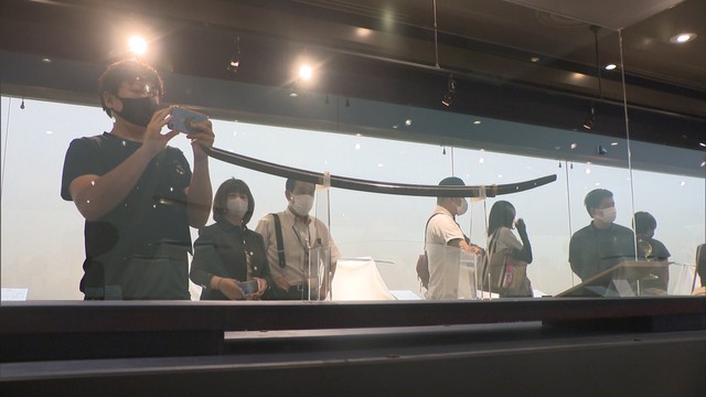 「やっとこの日が迎えられた」　上杉謙信の愛刀で知られる、国宝・山鳥毛の特別展示始まる　岡山・瀬戸内市