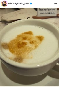 水野良樹インスタグラム＠mizunoyoshiki_tekeより