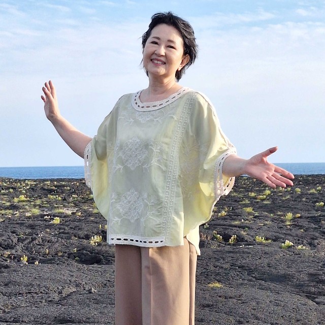 故郷での初公演を実現した畑中葉子＝2024年
