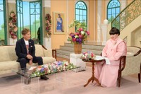 「徹子の部屋」  (右から)黒柳徹子、田中健＝テレビ朝日提供