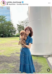 柏木由紀子（@yukiko_kashiwagi）さんのインスタグラムより