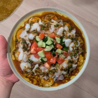 水タコとズッキーニの和風カルパッチョ＝RさんのX（@yarukinasu1005）より