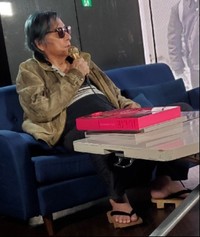 ２０２３年５月、当時77歳の喜寿にして新作映画への思いを熱く語っていた長谷川和彦さん。げた履きで登場した